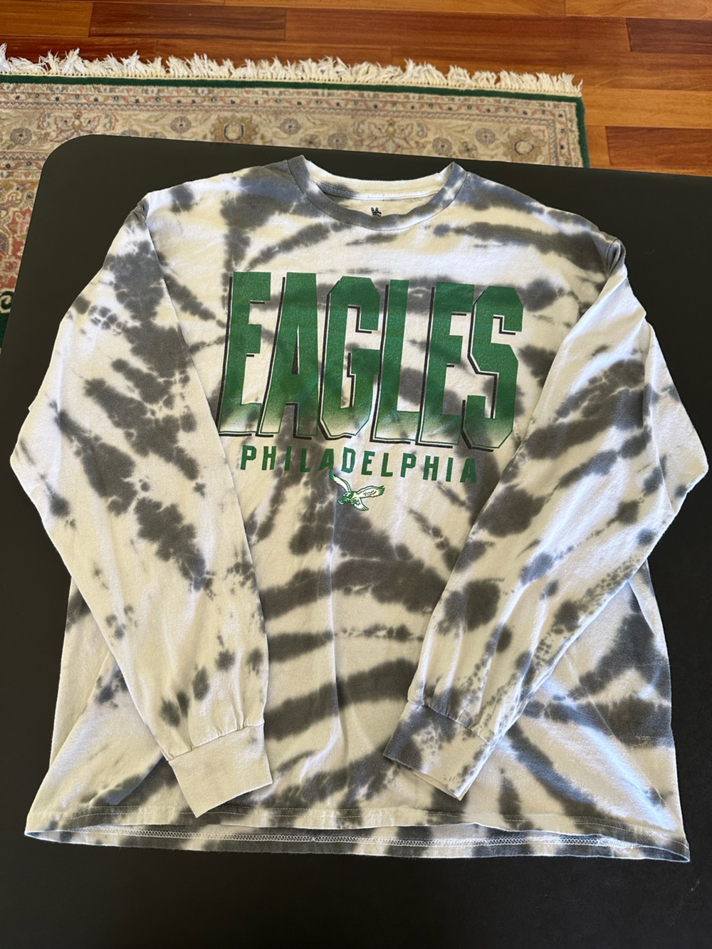 Philadelphia Eagles Junk Food Clothing Long Sleeve Shirt Mens Large Gray